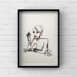 Chic & Elegant Artwork Print, ft. Fashionable Girl Boss